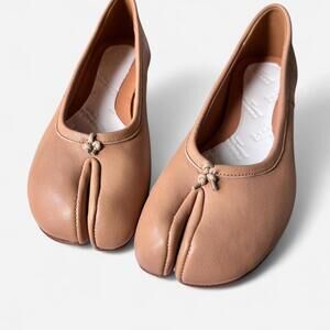 Maison Margiela Black Leather Tabi